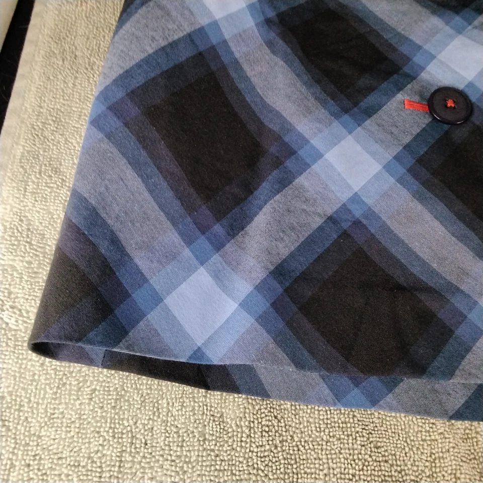 Cutter & Buck Womens Skort Skirt Size 8 Blue Red Geometric pockets Zip - Image 2 of 4