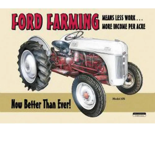 Vintage Replica Tin Metal Sign Ford Farming Jubilee Model Tractor 8N 9N new 758