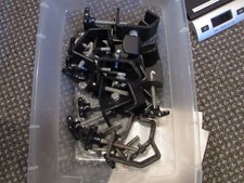 10 DJ Truss C Clamp Black 3-7/8"H x 2.5"W Medium Duty 3 Older clamps