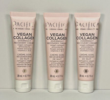 3x Mini Pacifica Vegan Collagen Overnight Recovery Cream Moisturizer Vit C  E