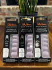 Sally Hansen Salon Effect Perfect Manicure Square Purple Pink Nail Sets (3)