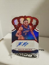 2018-19 Crown Royale Crown Auto Red 48/99 Bruce Brown #CR-BBR NUGGETS 
