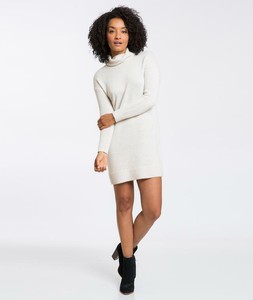 womens cream sweater dress
