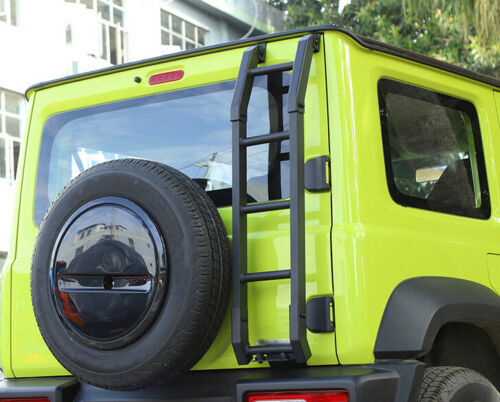 Suzuki Jimny 2019 on Rear Tail Door Roof Ladder in Aluminium Strong and Light - Picture 1 of 11