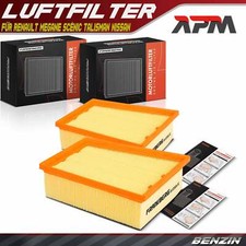 2x Luftfilter Filtereinsatz für Renault Megane Scénic Talisman Nissan Townstar