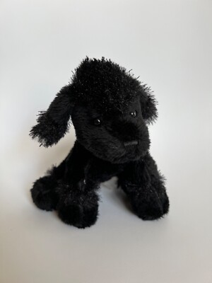 Ganz Webkinz lil kinz Black Poodle Puppy Dog HS191 Plush - NO Code