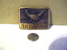 Vintage 1984 Sanchez International Inc. Arizona Roadrunner Belt Buckle 5880