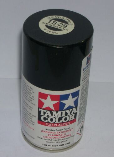 Tamiya 85029 TS-29 Spray Painting Black Semi Gloss Model 3.4oz - Picture 1 of 1