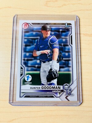 2021 Hunter Goodman Bowman Draft 1st Edition #BD-66 1st Paper 