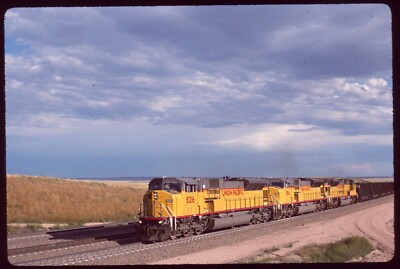 Original Rail Slide - UP Union Pacific 8216+ Logan WY 8-17-1998