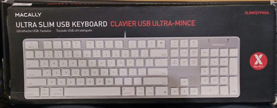 Macally Ultra Slim Usb Keyboard (Free Shipping) Clavier USB ULTRA-MINCE