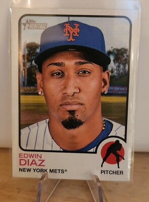 2022 Heritage Base #80 Edwin Diaz - New York Mets