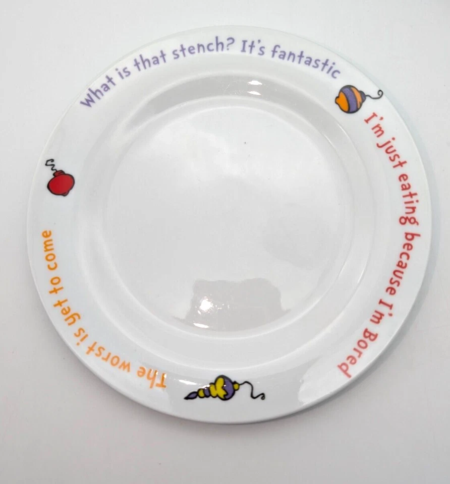 Juego de platos de 3 piezas Grinch Who Stole Christmas 2000 de colección plato de cena y ensalada y tazón Foto 4 de 4