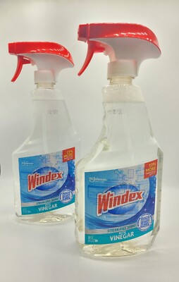 Windex Glass Cleaner Trigger Bottle Vinegar - 26 fl oz (2 count!)