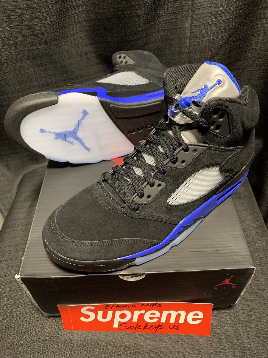 Size 11.5 - Jordan 5 Retro Mid Racer Blue for sale online | eBay