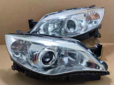 Subaru JDM Impreza Ver10 GRB GVB GH2 WRx STi HID XENON CLEAR Headlights Lamp OEM