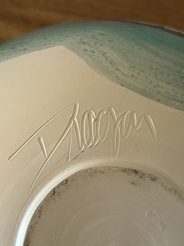 Patrick Dragon White House Collection Abstract Art w/ Terra Sigillata Pottery - Picture 20 of 22