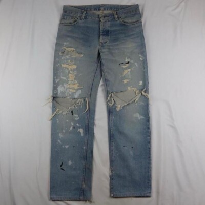 Vintage Archive Helmut Lang Painter Denim OG Size 33 Thrashed 