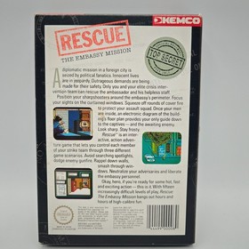 RESCUE THE EMBASSY MISSION NINTENDO NES PAL A CIB COMPLETO