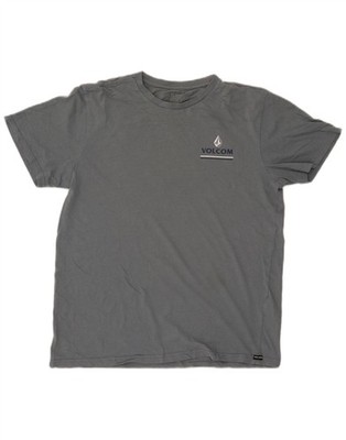 Volcom Damen Grafik T-Shirt Oberteil UK 16 Large blau Baumwolle AV06