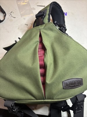 CADEN Green Sling Camera Bag Backpack Camera Case Waterproof EUC