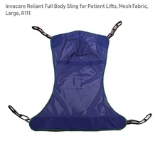 Invacare R111 Reliant Full Body Mesh Patient Sling, Large