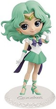 Película Sailor Moon Eternal Q posket SUPER SAILOR NEPTUNE color pastel 14 cm figura