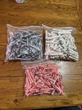 280 Perm Rods Caps Elastics Huge Lot Assorted Colors and Sizes All In Good Shape