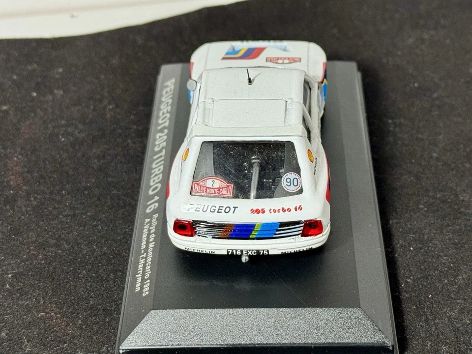 PEUGEOT 205 TURBO 16 #2 A.CATANEN-T.HARRYMAN WINNER RALLYE MONTECARLO 1985 1:43 - Immagine 4 di 4
