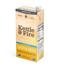 Kettle and Fire Chicken Bone Broth Low Sodium 32.0 oz Pack of 8 