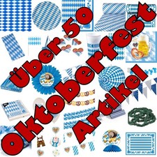 Oktoberfest Wiesn Bayrisch Blau Party Raute Dekoration Bayern Bavaria blau weiss