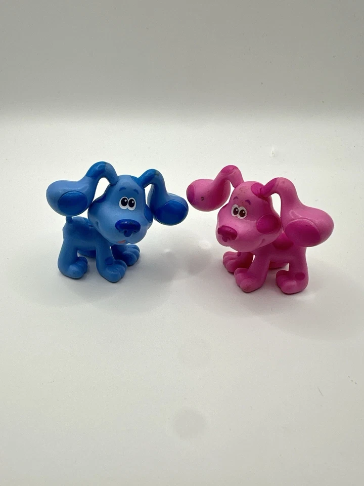"Juego de figuras de acción vintage de perros Blues Clues solo juega juguetes de 2"" pulgadas" Foto 2 de 4