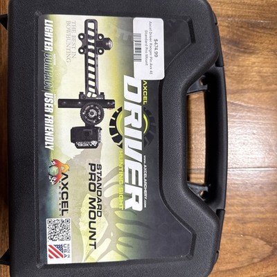 Axcel Driver Plus Slider Dovetail AVX 41 Plus Scope, Single Pin .010''-New