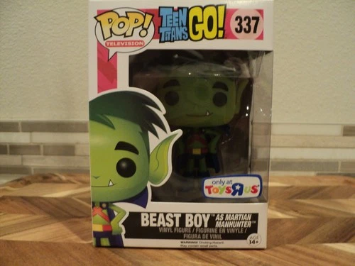 Funko Pop Television Teen Titans Go! #337 Beast Boy As Martian Mnhunte Exclusive