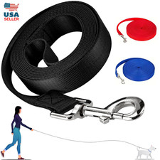 20FT Dog Training Lead Extra Long Line Nylon Leash Yard Outside Puppies Walking