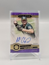 2021 Topps Five Star Matt Chapman Purple Auto /50 #FSA-MC Athletics