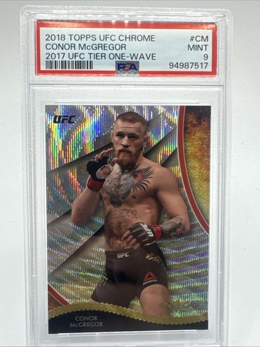 Conor Mcgregor 2017 Chrome Tier One - Wave 36/99 PSA-9 UFC- S-339