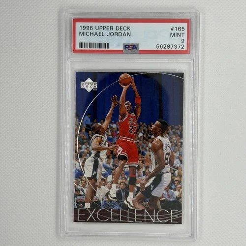 Michael Jordan 1996 Upper Deck Excellence Card #165 PSA 9 MINT Very Nice Card!