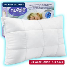 Nuzzle Cooling Adjustable Pillow Standard Size for Side Sleepers