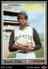 1970 Topps #551 Dock Ellis Pirates 7 - NM