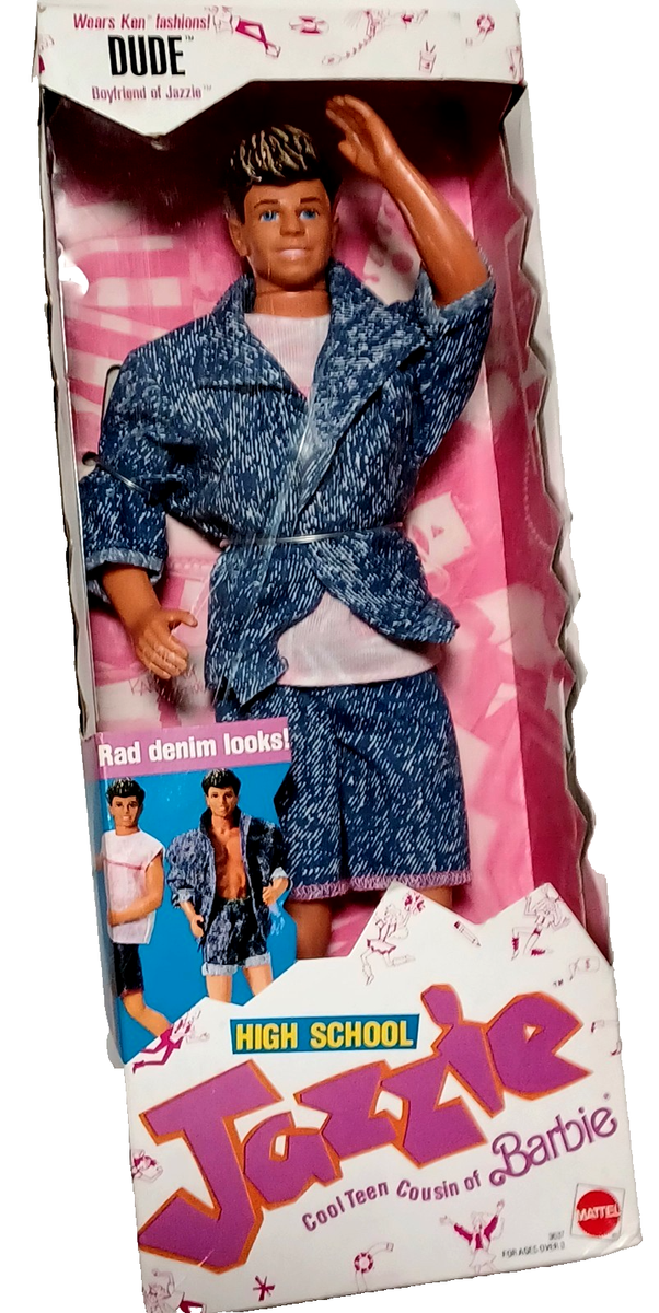 Dude Jazzie Boyfriend High School Cool Teen Cousin of Barbie 1988