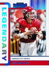 Joe Montana 2022 Panini Contenders Legendary Platinum Foil #LGD-JMO #1/10 Chiefs