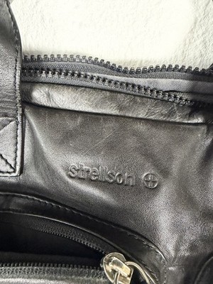 Strellson Leder Laptop Tasche Aktentasche Business Bag Schwarz