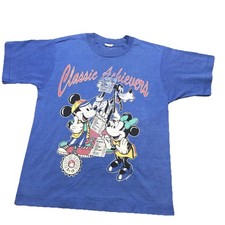 Disney Mickey, Minnie, Goofy Classic Achievers VNTG Single Stitch T-shirt Kids
