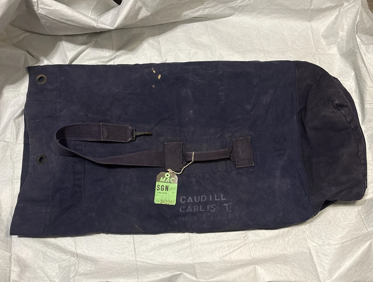 Vintage Army Duffle Bag In Collectible Military Surplus Bags