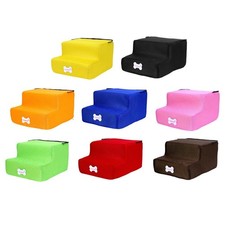 Rampa per Animali Domestici a 2 Livelli Scala in Pendenza per Cani, Scaletta per