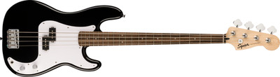Squier Sonic Precision Bass Poplar Body Ceramic Split Single Coil Pickup (Black)