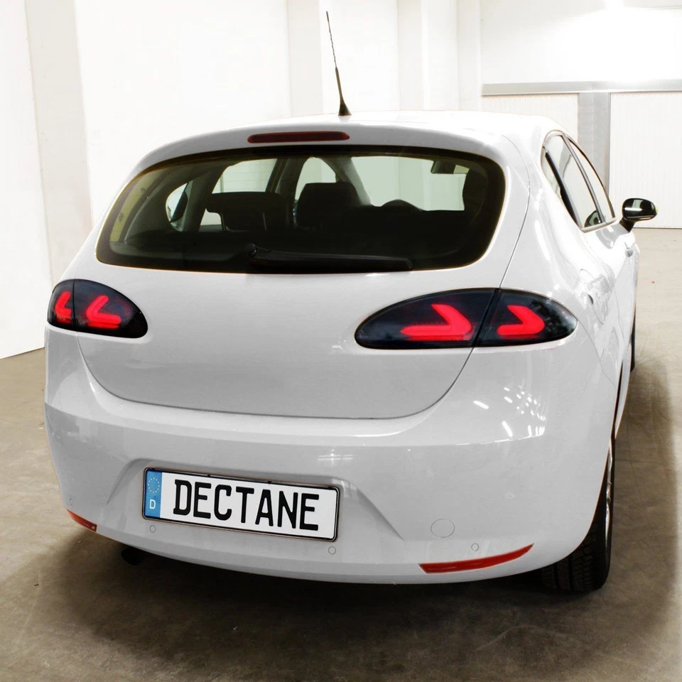 LUCES TRASERAS LED LITEC SEAT LEON 1P 05-08 NEGRAS CARDNA - Imagen 3 de 4