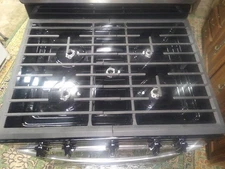 Whirlpool Range Black Grate Set (2) W11601432 (LFT &RT) for WFG505M0MS0 Open Box