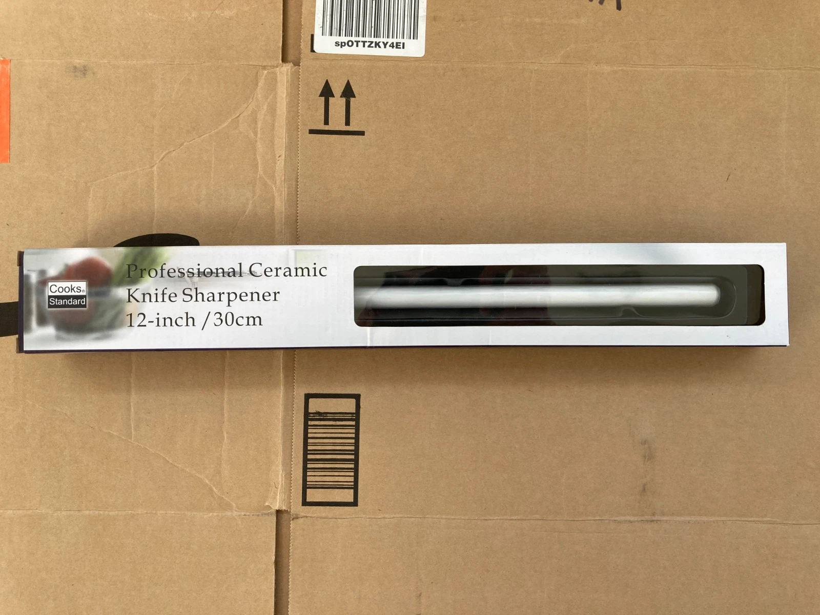 Cooks Standard 12 inch Ceramic Sharpening/Honing Rod w/ Stainless Bolster
Opens in a new window or t